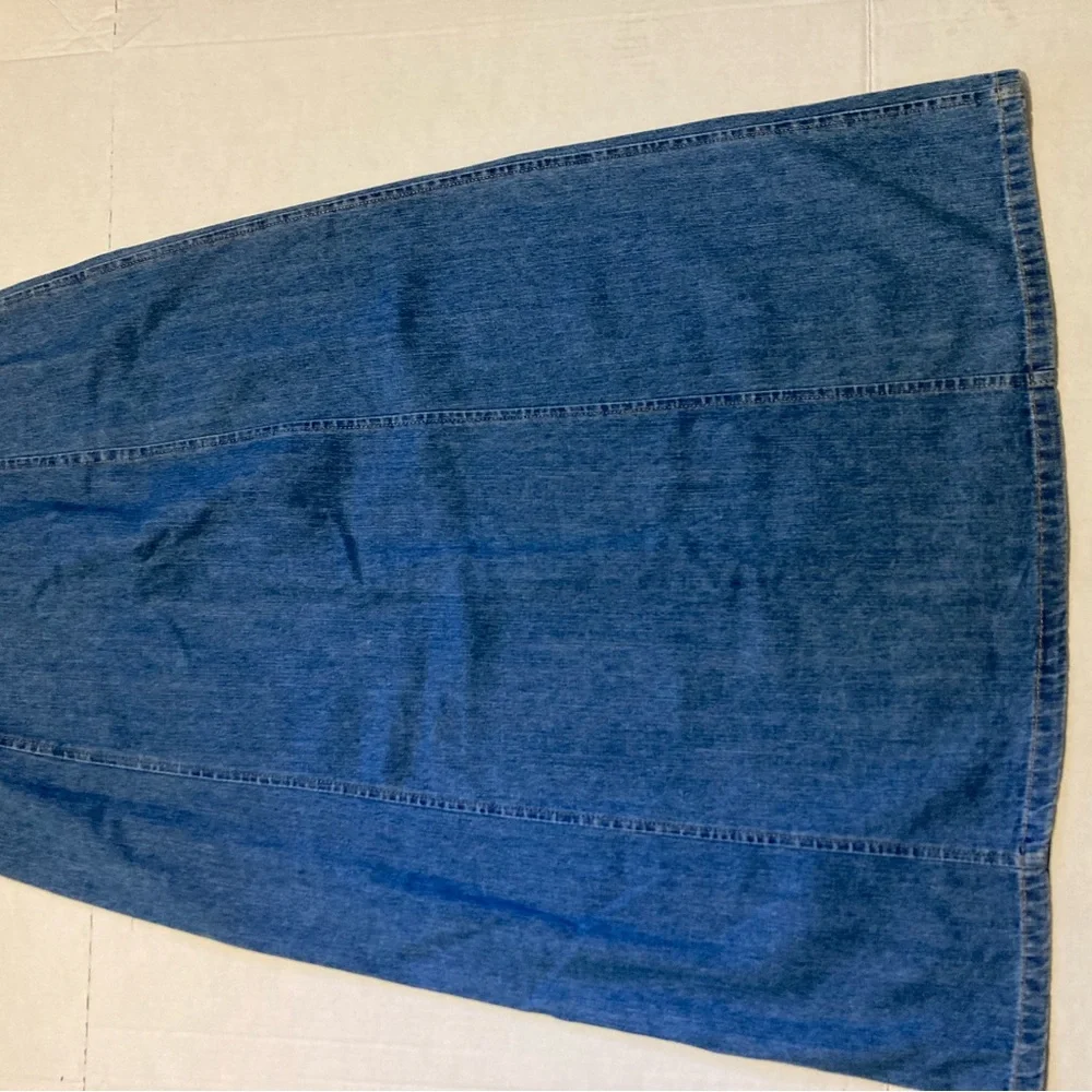 Kim Rogers Classic Women Blue Denim Jean Skirt Size 10p - Picture 1 of 12